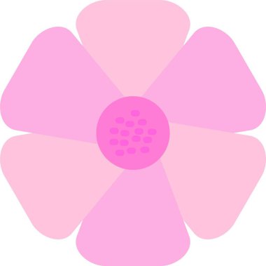 Hibiscus Düz Simge Tasarımı