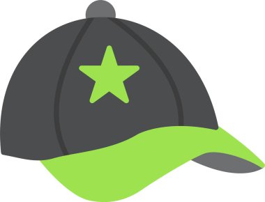 Cap Düz Simge Tasarımı