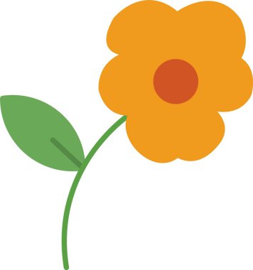 Mallow Düz Simge Tasarımı