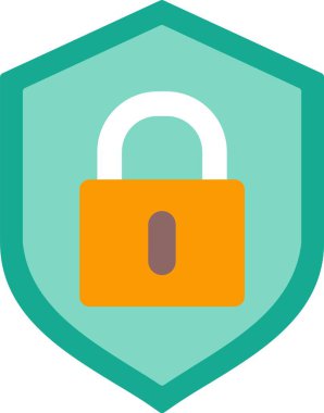 Düz Simge Tasarımı Kilitle