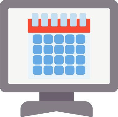 takvim düz simgesi tasarımı