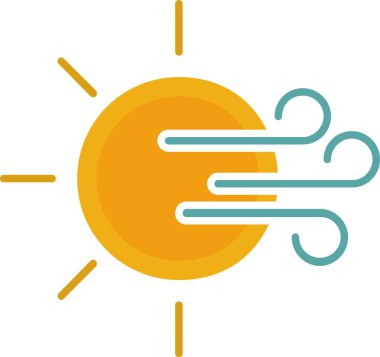 Windy Düz Simge Tasarımı