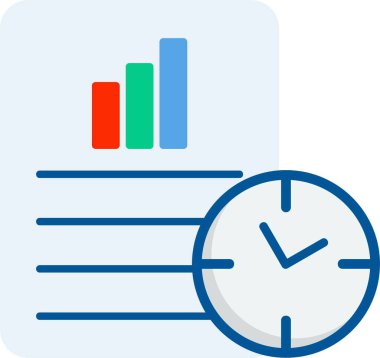Üretkenlik Düz Simge Tasarımı