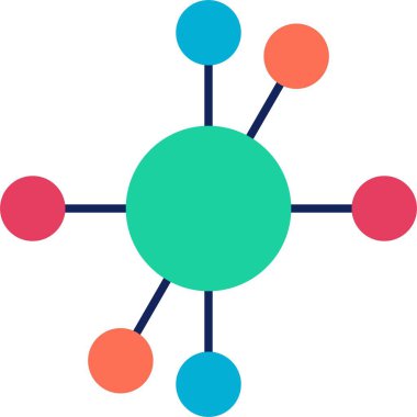 Diyagram Düz Simge Tasarımı