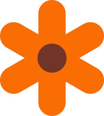 Sümbül Düz Simge Tasarımı