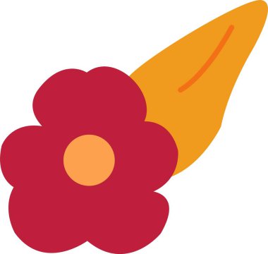 Gesneriad Düz Simge Tasarımı