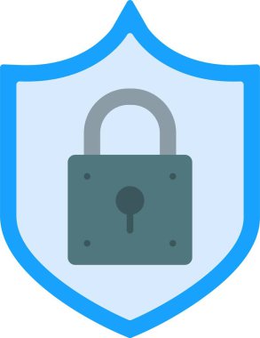 Düz Simge Tasarımı Kilitle