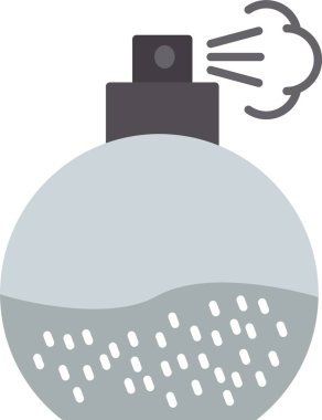 Parfüm Düz Simge Tasarımı