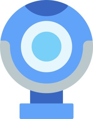 Webcam düz simgesi tasarım