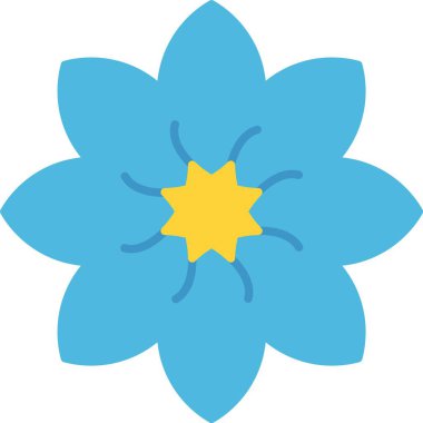 Amaryllis Düz Simge Tasarımı