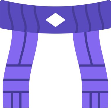 Atkı Düz Simgesi Tasarımı