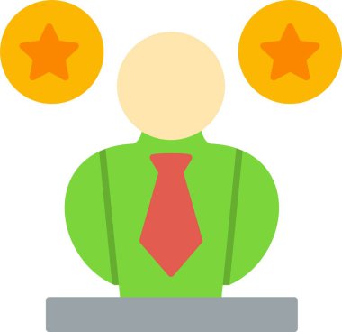 Lider Düz Simge Tasarımı