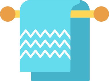 Havlu Düz Simgesi Tasarımı