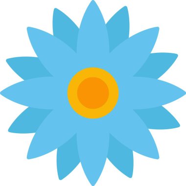 Ayçiçeği düz simgesi tasarım