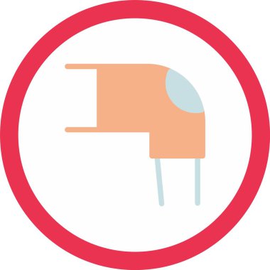 Ortopedi Düz Simge Tasarımı