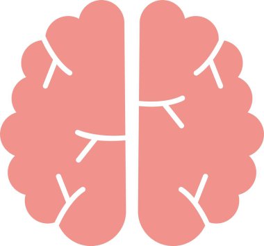 Psikoloji Düz Simge Tasarımı