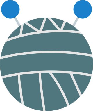 Yün Düz Simge Tasarımı