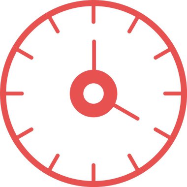 Saat düz simgesi tasarımı