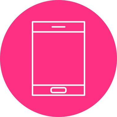 Cep telefonu Hattı Çemberi Simgesi