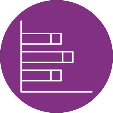 Çubuk Çizelgesi Çemberi Simgesi