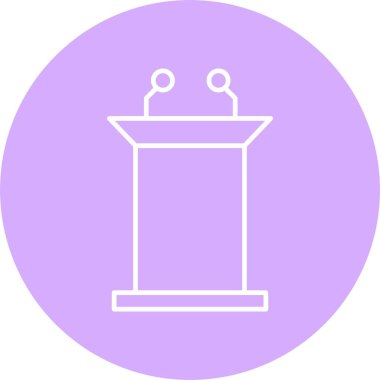 Podyum Çizgisi Çemberi Simgesi