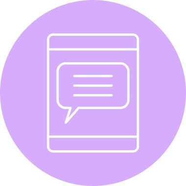 İletişim Hattı Çemberi Simgesi