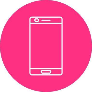 Cep Telefonu Hattı Çemberi Simgesi