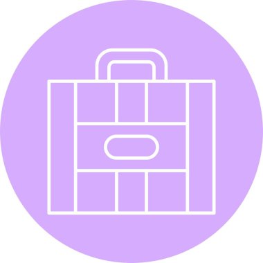 Çanta Satırı Çemberi Simgesi