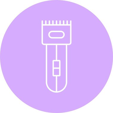 Elektrikli Tıraş Hattı Çemberi Simgesi