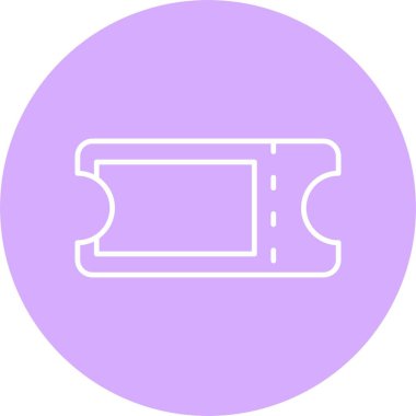 Bilet Satırı Çemberi Simgesi