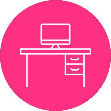 Masa Satırı Çemberi Simgesi