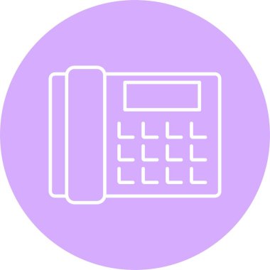 Telefon Hattı Çemberi Simgesi