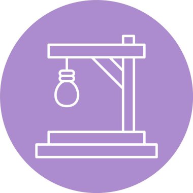 Darağacı Satır Çemberi Simgesi