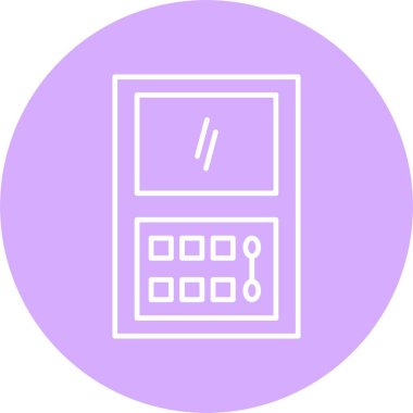 Makyaj Kit Satırı Çemberi Simgesi