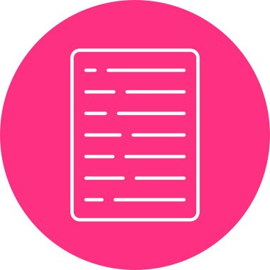 Satır Çemberi Simgesini Bildir