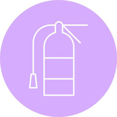 Söndürücü Satır Çemberi Simgesi