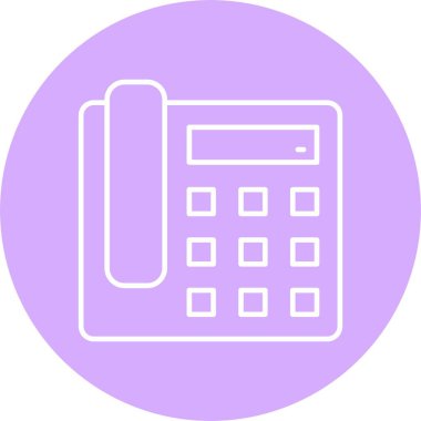 Telefon Hattı Çemberi Simgesi