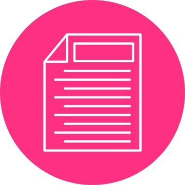 Görev Satırı Çemberi Simgesi