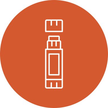 Yapıştırıcı Çubuğu Çemberi Simgesi