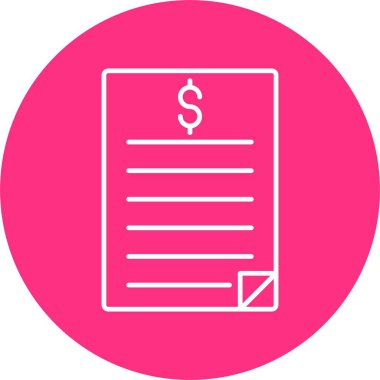 Bill Satır Çemberi Simgesi