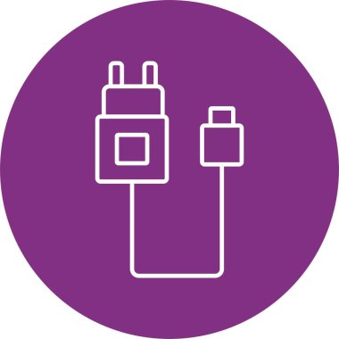 Şarj Hattı Çemberi Simgesi