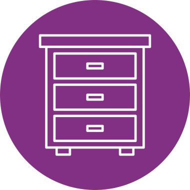 Çekmece Satırı Çemberi Simgesi