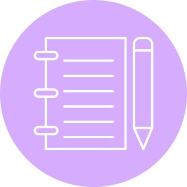 Not Çizgisi Çemberi Simgesi