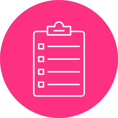 Pano Satırı Çemberi Simgesi