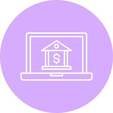 Çevrimiçi Çember Bankacılık Hattı Çemberi Simgesi