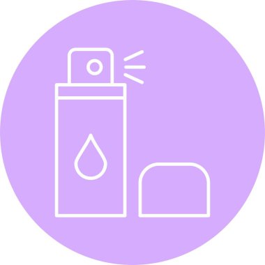 Sprey Çizgisi Çemberi Simgesi