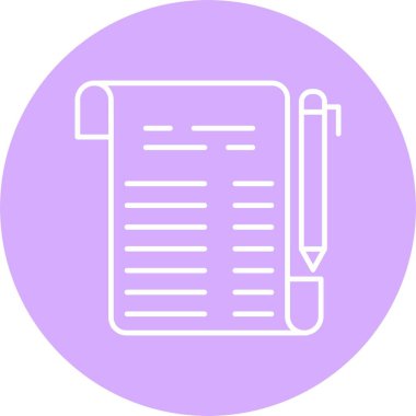 Sözleşmeli Satır Çemberi Simgesi