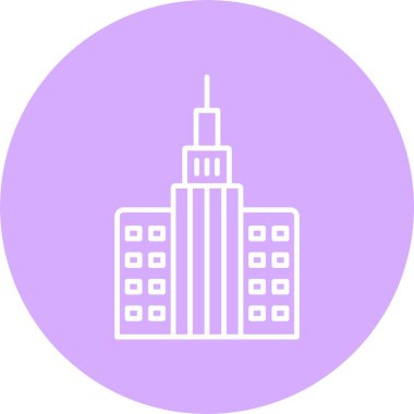 Skycraper Satır Çemberi Simgesi