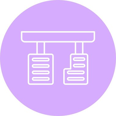 Pedallar Satır Çemberi Simgesi