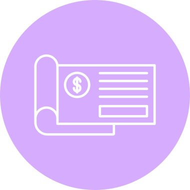 Banka Denetimi Satır Çemberi Simgesi